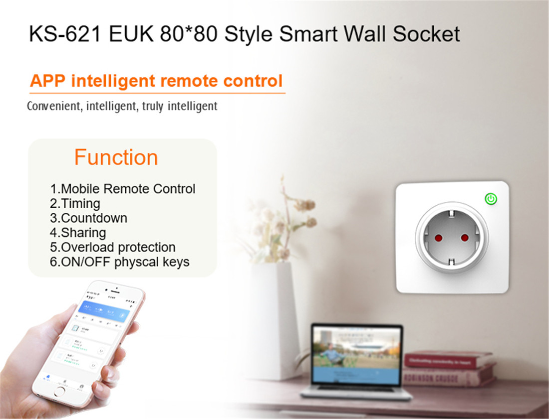 80*80 Style Smart Wall Socket