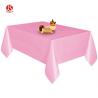 Buy cheap Plastic Tablecloth 5 Pack Red Disposable Rectangle Waterproof Party disposable table cover from wholesalers
