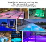 Garden 6W Waterproof Light For Fountain , Rustproof Under Water Fountain Light