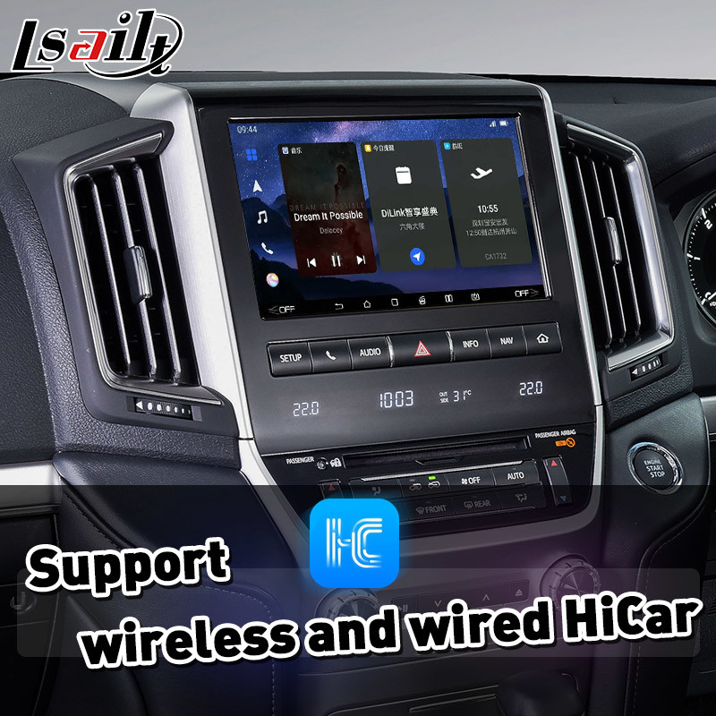 Wireless Android Auto Carplay Inrerface for Toyota Land Cruiser 200 GXL Sahara VX VXR VX-R LC200 2016-2021