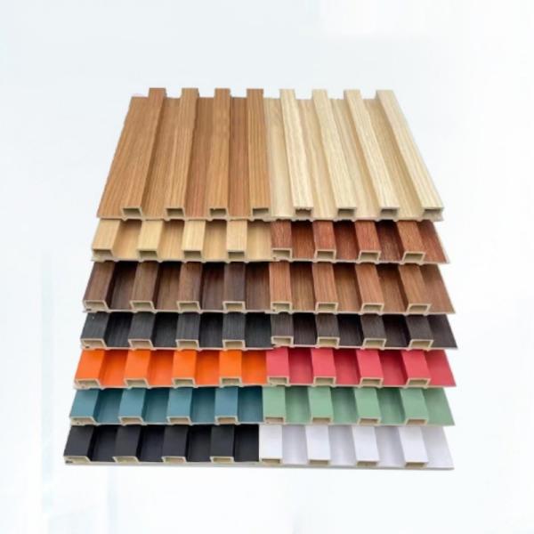 Buy cheap Waterproof Wood Plastic Composite Wpc Boards Interior Fluted Wall Panel from wholesalers