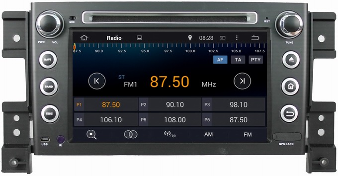 Ouchuangbo DVD GPS navigation stereo android 4.4 for Suzuki Vitara 2005-2011 car kit multimidia para carro OCB-7056D