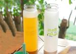 450ML Glass Travel Water Bottle Leak Proof Cap SGS Certification