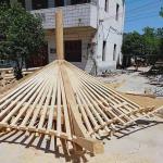 Chinese Customizable Antique Style Corridor Pavilion For Garden