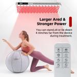 UK Power Adapter Infrared Red Light Therapy Device for Treatment Area 3-18