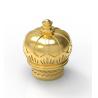 Buy cheap Gold Color New Design Perfume Bottle Cap Crown Shape Zamak Material from wholesalers