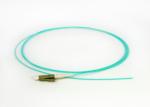 CATV / MAN LC OM3 Fiber Optic Pigtail Aqua Color UPC APC Endface