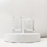 Glass Products 50ml Empty Perfume Bottle with Transparent Design and Collar