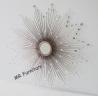 Buy cheap Decorative Metal Mirror Wall Decor Sun Rays Style 90cm Diameter Overall Size from wholesalers