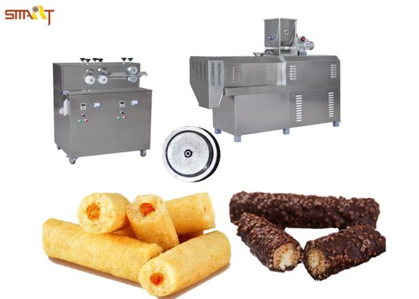 Buy cheap Puffed Food Expanded Core Filler Snack Food Extruder Machine 100kg/H from wholesalers