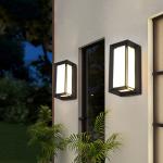 Super bright outside wall light waterproof garden light modern minimalist