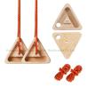 Buy cheap Wood Climbing Training Gear Portable Hangboard Climbing Fingerboard Triangle Wooden Climbing Training Boards from wholesalers