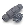 Buy cheap 2pin Led Light Waterproof Electrical Cable Connector Phosphor Copper With Ni Coated 300V from wholesalers