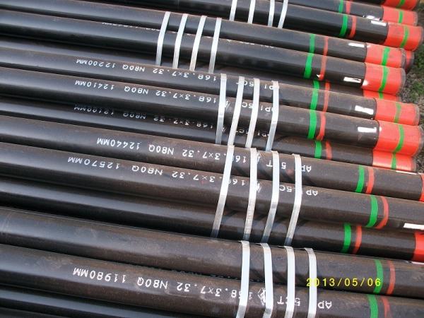 Buy cheap N80 Q Seamless Casing Pipes 168.3*7.32 BTC Thread used in oil field from wholesalers