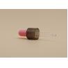 Buy cheap Rose Red Teat Essential Oil Pipettes Dropper Gold Pearl Pearlesent Pigment Collar from wholesalers