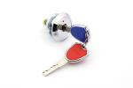 Novel Design Wardrobe Locks 48mm Head Diameter Chrome Plated Reliable
