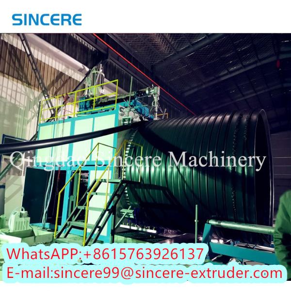 Buy cheap Large Diameter Structural Wall Hollow Wall Spiral Winding Pipe Extrusion Production Line from wholesalers