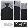 Buy cheap Youth Envelope Large Size Cotton Two Person Sleeping Bag 0 Degree from wholesalers