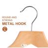 Buy cheap Non Slip Wooden Clothes Hangers 1.2cm Broad Shoulder Coat Hangers from wholesalers