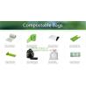 Buy cheap PLA Drinking Straws, CPLA Giant Straws, Individually Wrapped, Plant Based Compostable Flexi straws, cocktail from wholesalers