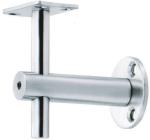 Handrail bracket rail to wall connector RS328, stainless steel 304, finishing