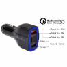 Buy cheap 7A 3 USB CAR CHARGER QC3.0 TYPE-C+ USB Universal Compatible USB CAR CHARGER for all electronics cheap price from wholesalers