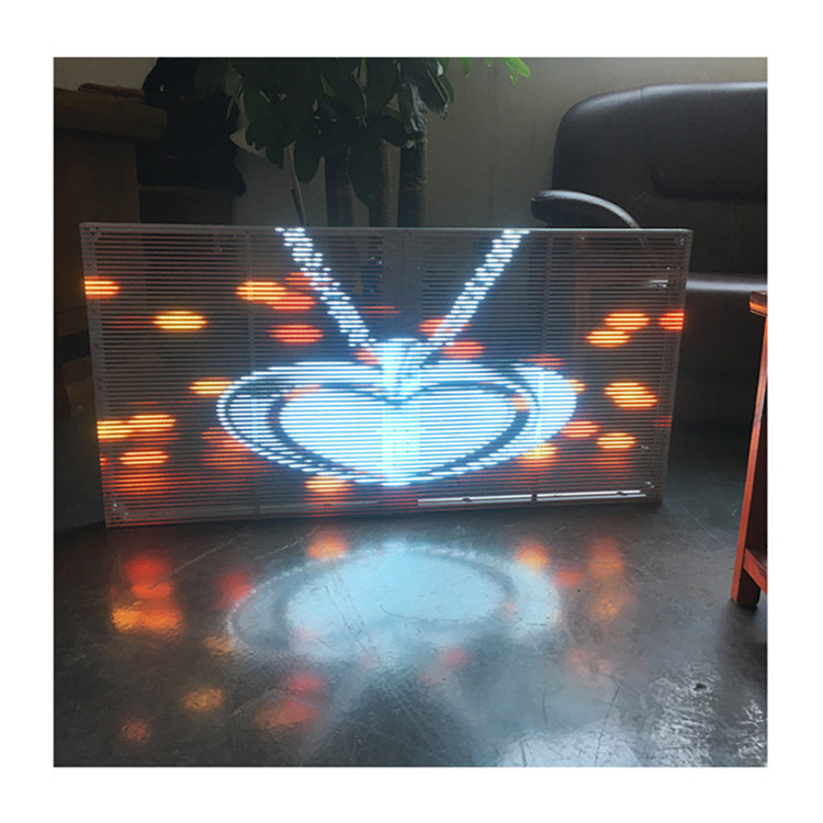Light Weight 1/8 Scan Hotel P6.25 Transparent LED Display