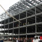 Metal Frame Prefabricated Factory Building Office Metal Workshops And Garages