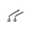 Buy cheap Bend 60° Tubeless Tire Valve Stem Brass Nickel Plated 9.7mm Rim Hole TR545D Bolt In Stems from wholesalers