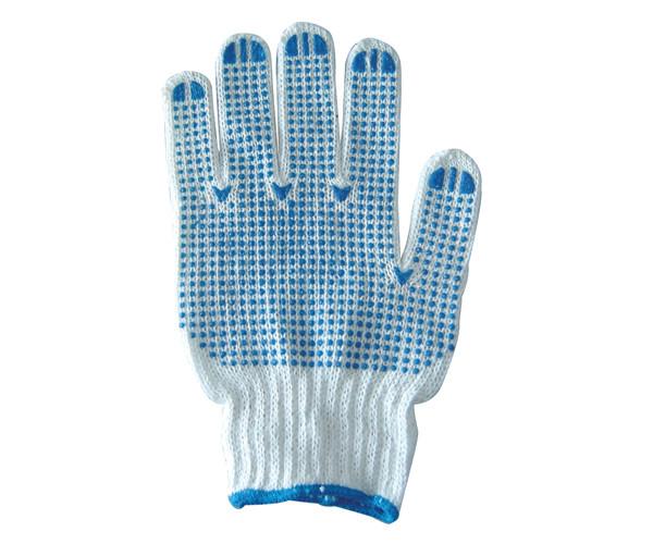 Buy cheap Customized Heavy Duty Cotton Gloves 21cm-26cm Pvc Dotted Cotton Hand Gloves from wholesalers