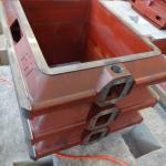 Resin Sand Mould Box Casting Grey Iron Sand Mold Flask 860 KG Easy Operation