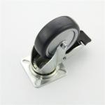 2.5" 3" Home Caster Wheels TPR Rubber Caster Wheels With Brake