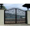 Buy cheap Spanish Wrought Iron Double Driveway Gates Highway Anti Corrosion from wholesalers