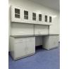Buy cheap College Steel Chemistry Lab Furniture / Laboratory Workbench With Reagent Shelves from wholesalers