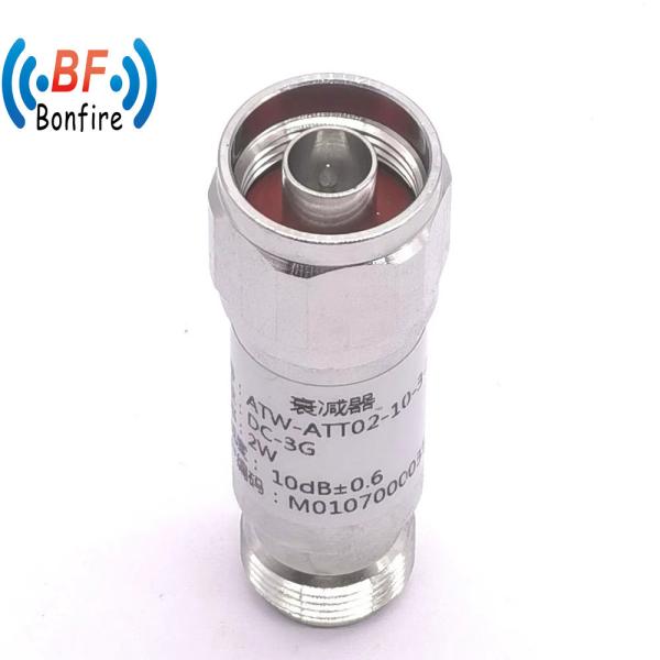 Red 5W RF DC-3GHz Coaxial Fixed Attenuator Nm-NF Connector 3dB 5dB 6dB 7dB 8dB