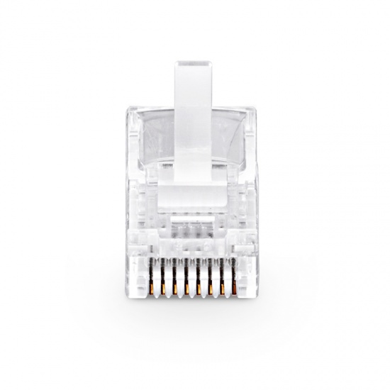 Exact Cables Network Cable Connector RJ45 for Cat5 Cat 5E UTP FTP 8 Pin Shielded Connector