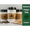 Buy cheap Custom Logo Hot Paper Cup Sleeves Brown Color Lightweight With Heat Insulation from wholesalers