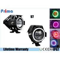 Buy cheap U7 15W Angel Eye Motorcycle Driving Lights 6000k - 7000k Aluminum Alloy product