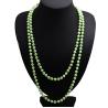 Buy cheap Luxury Green Round 8mm Shell Pearl Sweater Necklace 55 Inches (N08209) from wholesalers