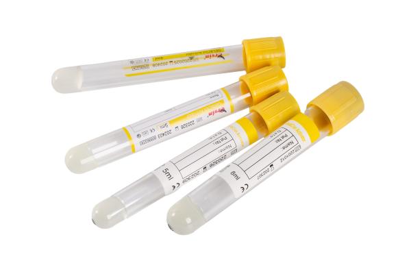 Buy cheap PET Glass Yellow Gel Clot Activator Tube 9ml Serum Separator Tube from wholesalers