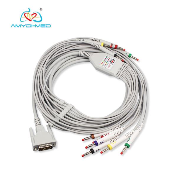 Buy cheap Long Working Life EKG Cables 3.6m Length For Burdick 800 Ekg Machine from wholesalers