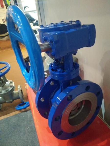 Buy cheap Stainless Steel Seat Worm Gear Flanged end Eccentric Butterfly Valve DN100 from wholesalers