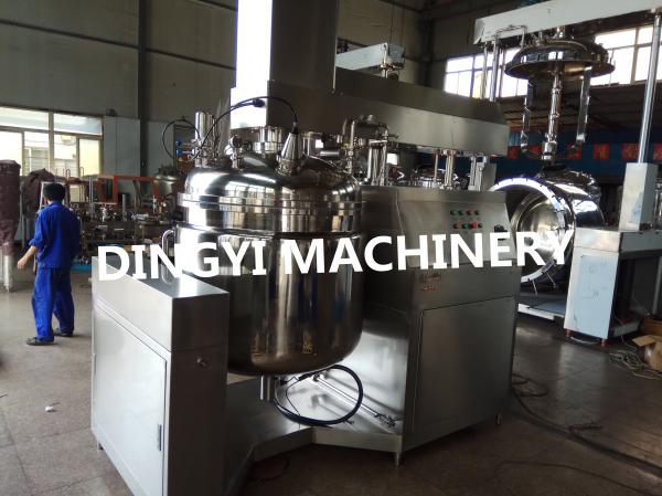 Fat Emulsion Vacuum Homogenizer Mixer Steam Heating SS316L Siemens Control
