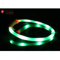 Buy cheap Flashing Silicon Puppy Pet Led Light Necklace Led Dog Collar Waterproof product