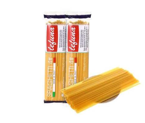 Custom Printing Foood Grade Material PET Heat Seal Pasta bag/Spaghetti bag