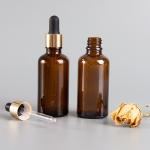 OEM 5ml 10ml 1oz Amber Glass Dropper Bottles Essential Oil