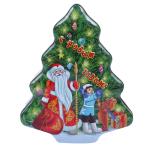 Christmas Tree Shaped Tins Present Decorative Holiday Tins Custom Design Gift