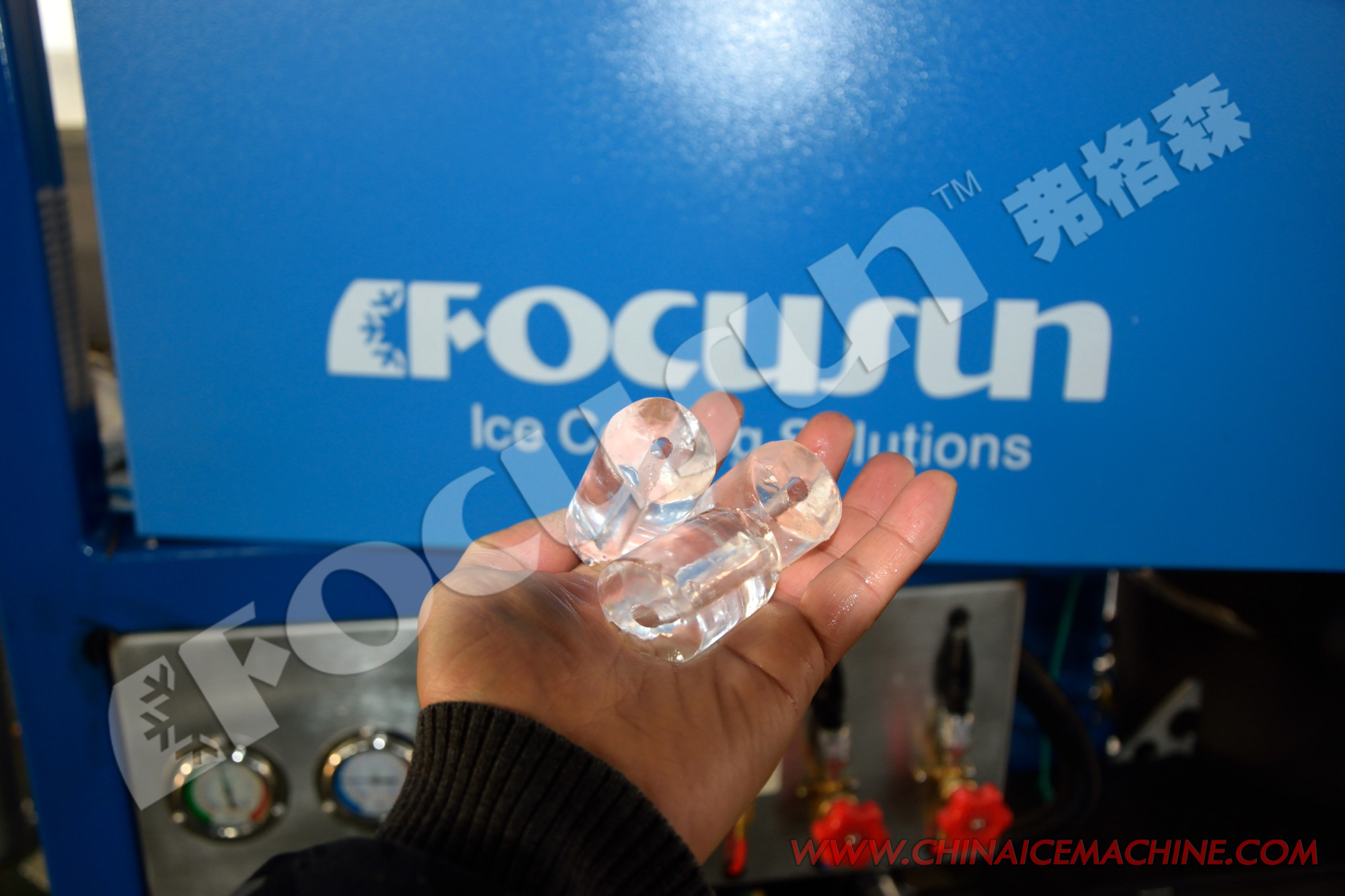 Focusun 5 Ton Tube Ice Maker SUS304 Ice Tube Machine for Your Food Beverage Production