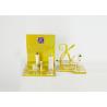 Buy cheap Retail Counter Glitter gold Customized Design Acrylic Cosmetic Display from wholesalers