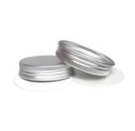 47mm*11mm Round Threaded Aluminum Cap Φ 47 Aluminum Cap Cosmetic Cream Bottle